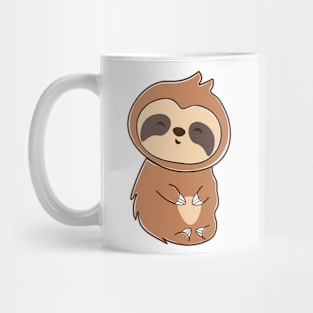 Kawaii Sloth Sticker Mug